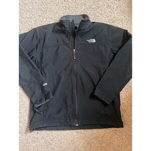 The North Face Summit Series Windstopper Jacket Mens Large Black Softshell Zip